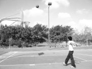 Shooting Basketball